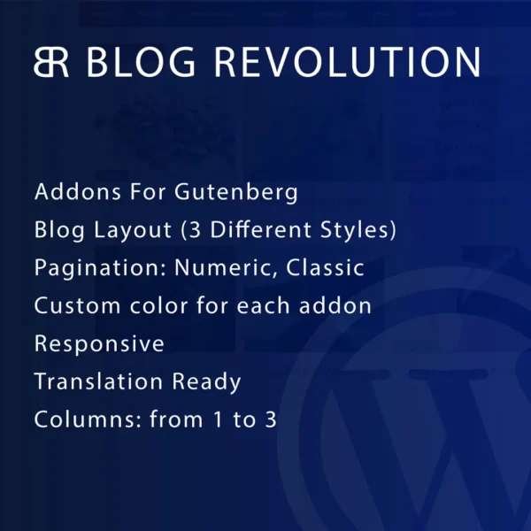 Gutenberg Plugin for Enhanced Blog Layouts – Blog Revolution