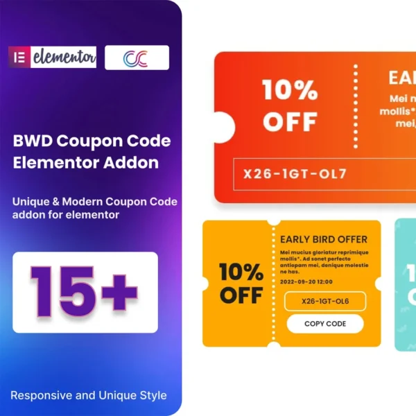 WordPress Discount & Coupon Code Plugin for Elementor