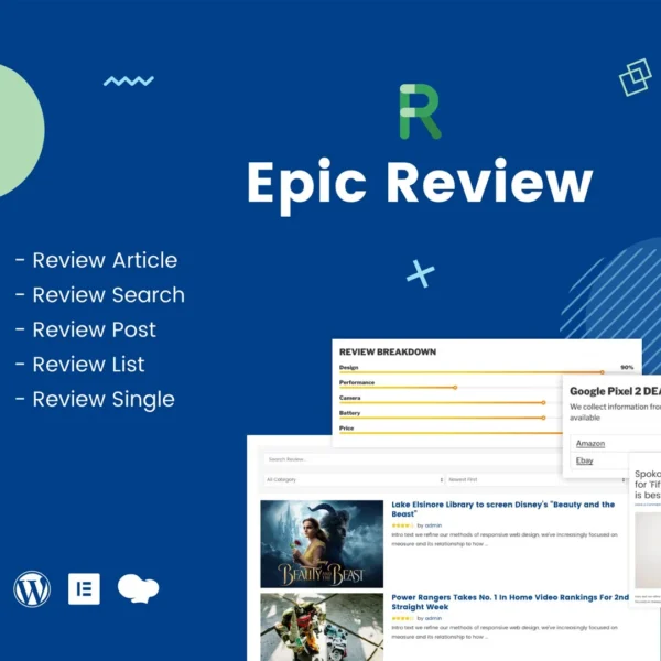 Epic Review Plugin for WordPress