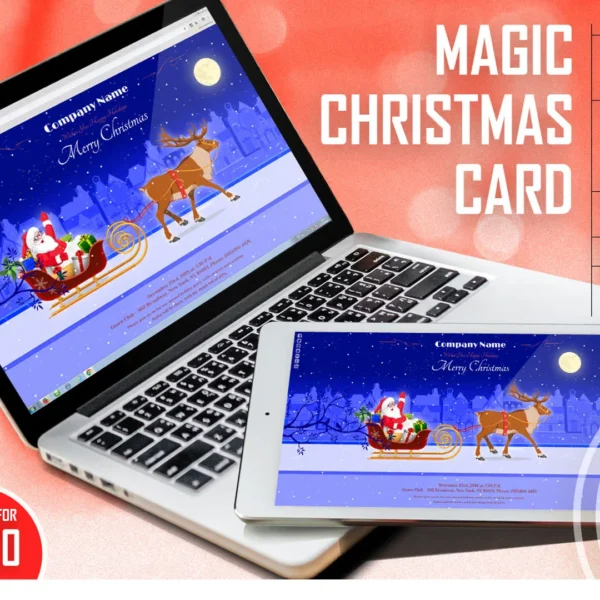 Magic Christmas Card With Animation – WordPress Plugin