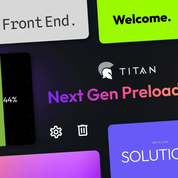 Titan – Preloaders and Page Transition Effects Plugin
