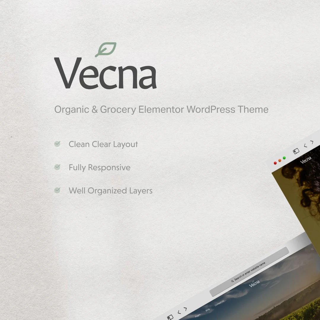 Vecna - Organic & Grocery WordPress Theme